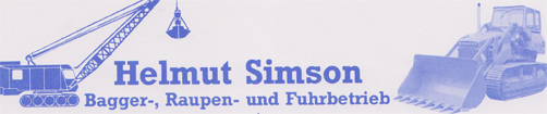 Helmut Simson Abbruch- u. Erdarbeiten